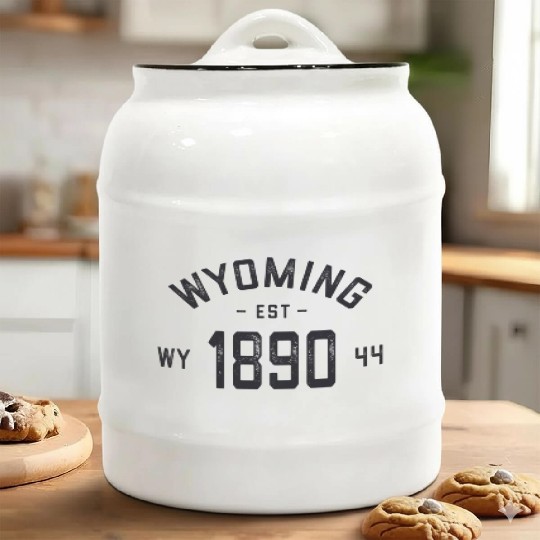 Wyoming Wyoming Wy Usa Ceramic Cookie Jars