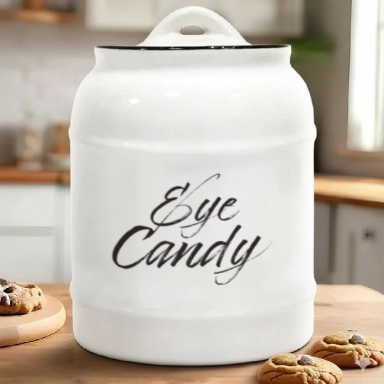 Eye Candy Ceramic Cookie Jars
