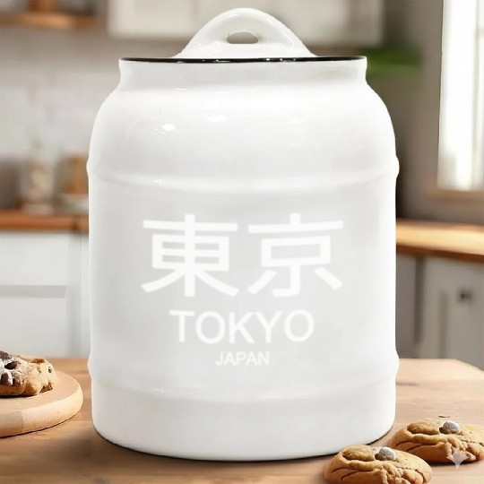 Tokyo Japan Ceramic Cookie Jars