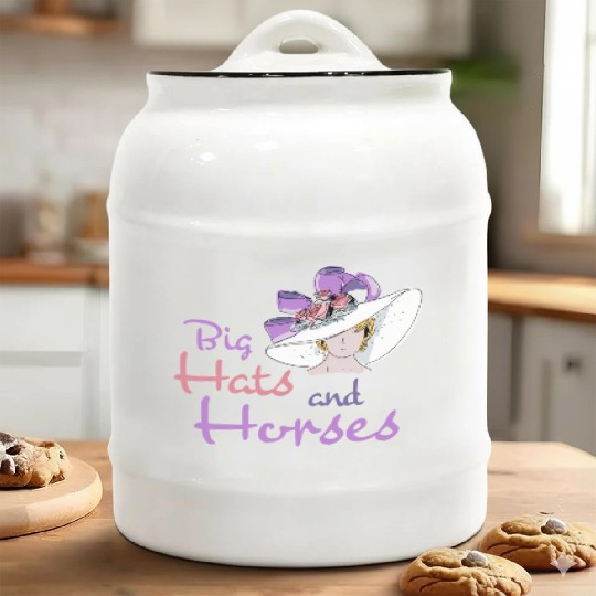 Big And Horses Derby Day Kentucky 2022-2023 Derby Ceramic Cookie Jars