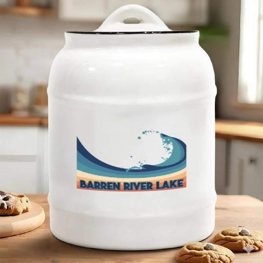 Barren River Lake Kentucky Boating Sailing Fishing Ceramic Cookie Jars