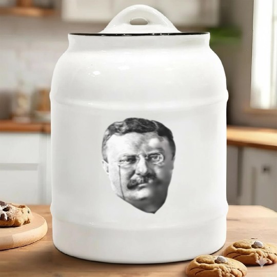 President Teddy Roosevelt Ceramic Cookie Jars
