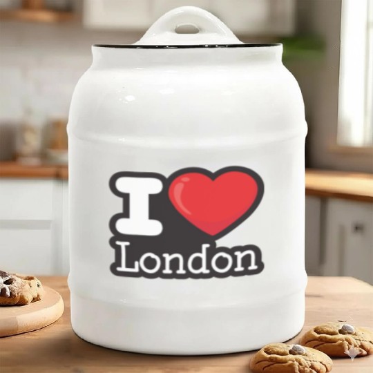 I love London Ceramic Cookie Jars