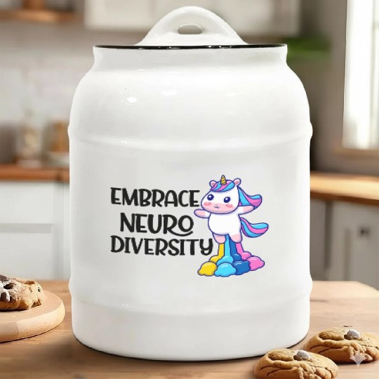 embrace neurodiversity trending Ceramic Cookie Jars