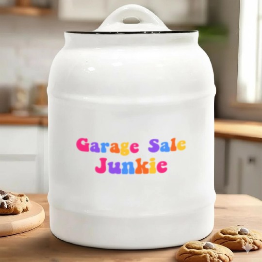 Garage Sale Junkie ice cream Ceramic Cookie Jars