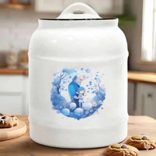 Gift for Dad Fathers Day Funny Ceramic Cookie Jars