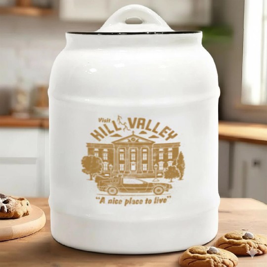 Back To The Future Visit Hill Valley A e Place To Ceramic Cookie Jars