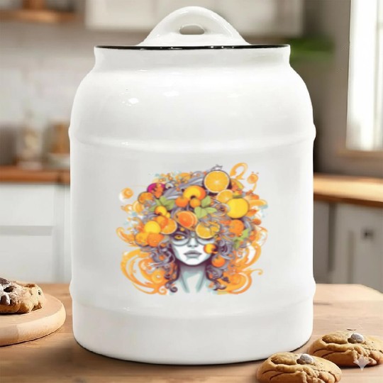 Psychedelic Retro Revival: Embrace the Groovy Vibe Ceramic Cookie Jars
