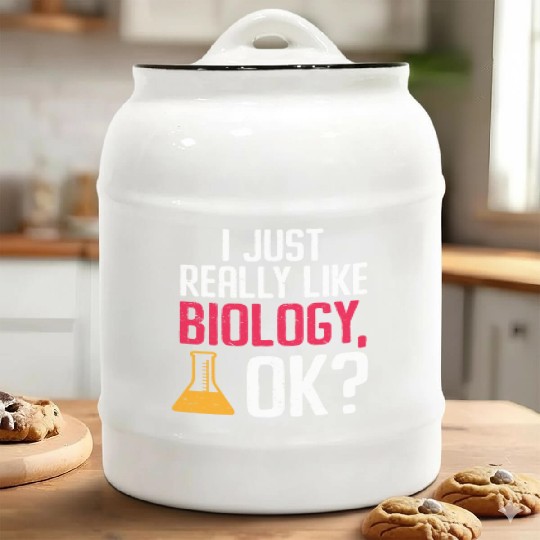 Biology Gift Biologist Ceramic Cookie Jars