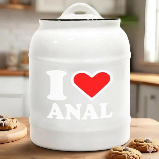 I love anal Ceramic Cookie Jars