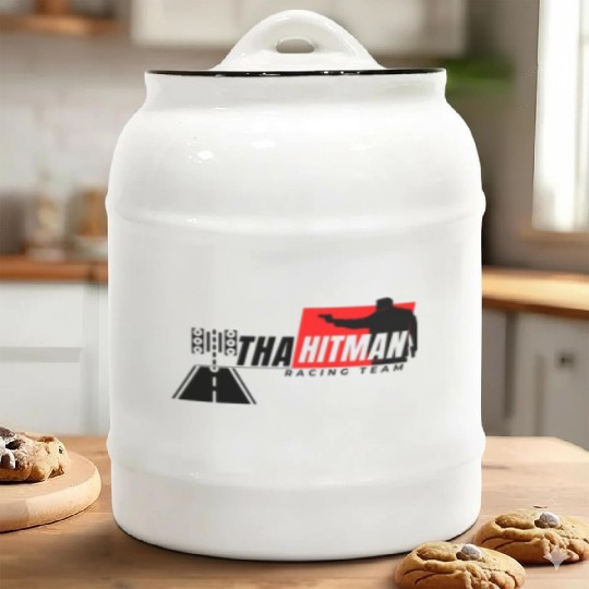 Tha Hitman Racing Team Ceramic Cookie Jars