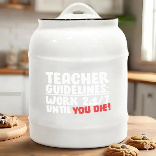 Teacher Guidelines Ceramic Cookie Jars