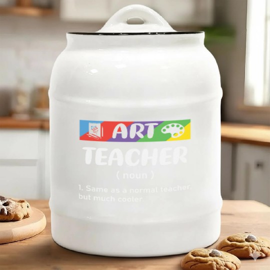 Art Teacher Ceramic Cookie Jars
