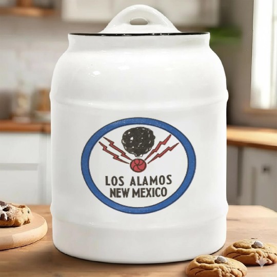 Manhattan Project Los Alamos, New Mexico Nuclear W Ceramic Cookie Jars