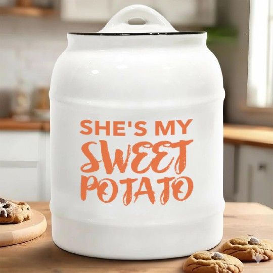 Shes My Sweet Potato vintage Ceramic Cookie Jars