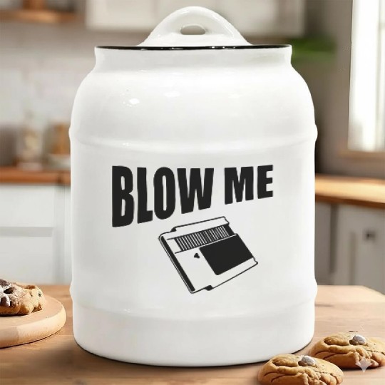 Blow Me Video Game Ceramic Cookie Jars
