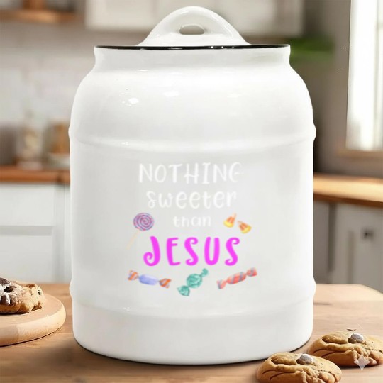 Christian , Jesus Trunk Or Treat Candy Ceramic Cookie Jars