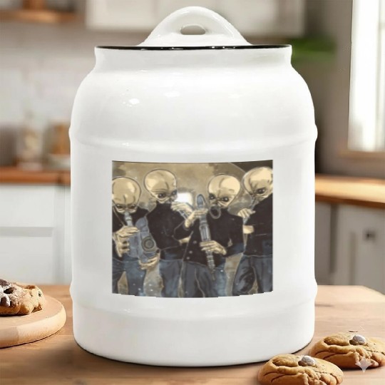 Cantina Band Mos Eisley Ceramic Cookie Jars
