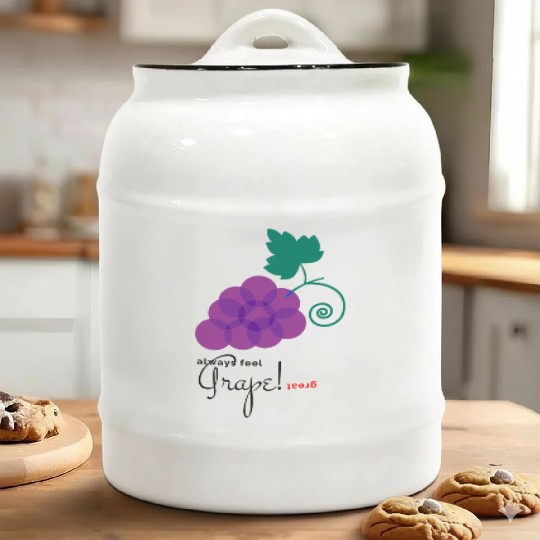 Feel Grape X Great Ceramic Cookie Jars