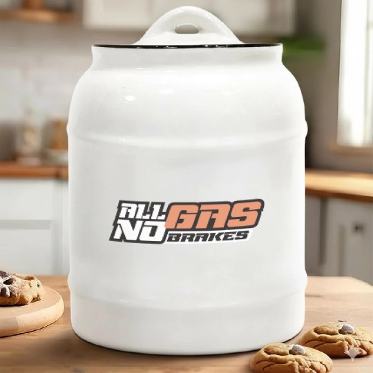 all gas no brakes Ceramic Cookie Jars