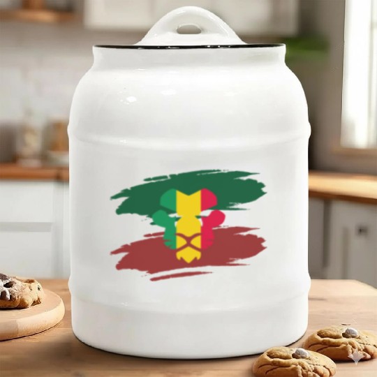 lion of judah vector illustration Ceramic Cookie Jars