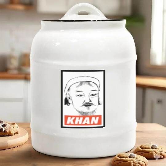 Genghis Khan Ceramic Cookie Jars
