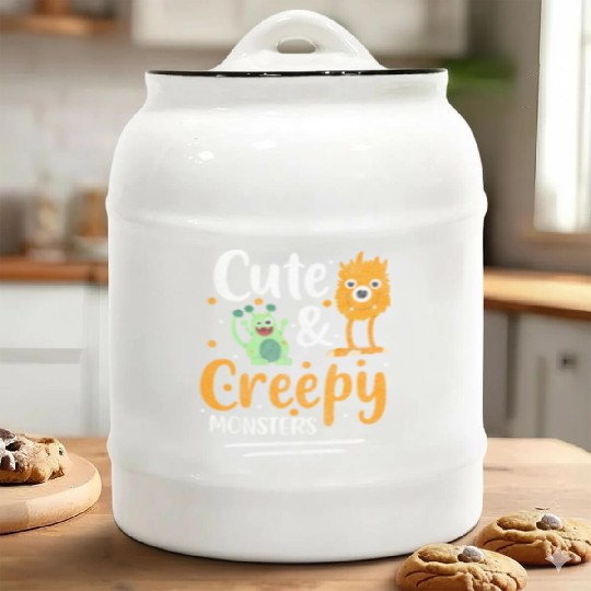 Monster Fright Children Monster Hunter Ceramic Cookie Jars