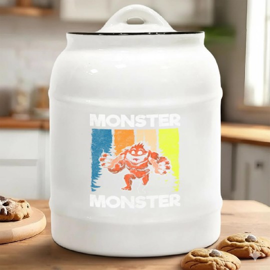 Monster Fright Character Monster Hunter Ceramic Cookie Jars