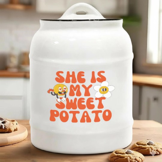she is my sweet potato Ceramic Cookie Jars