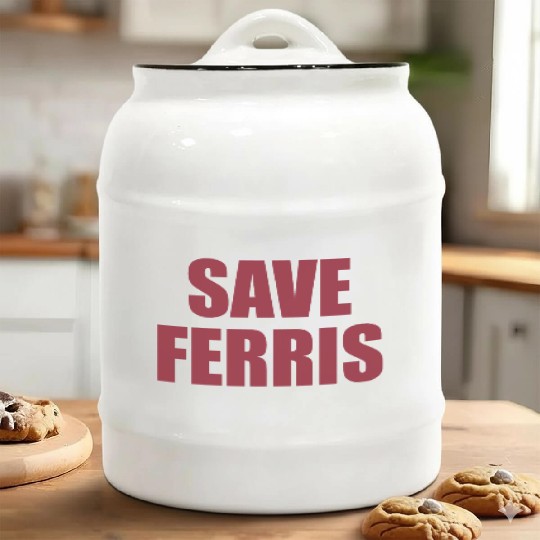Save Ferris Ceramic Cookie Jars