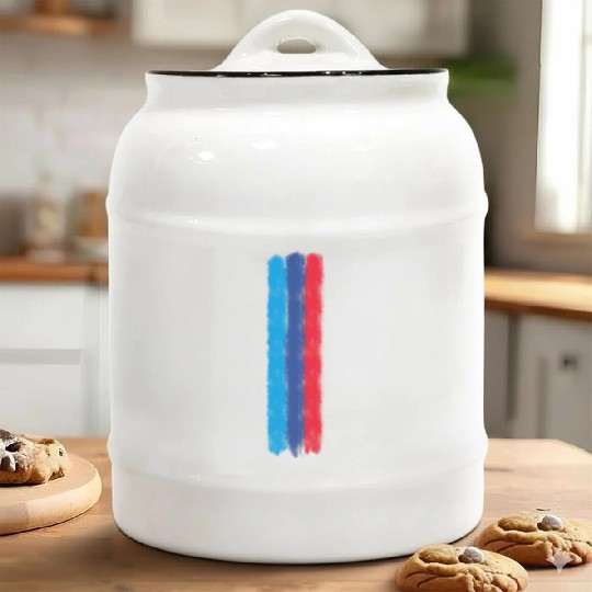Motorsport Power Line Ceramic Cookie Jars