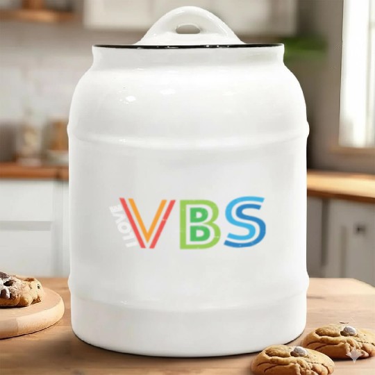 I Love VBS Vacation Bible School Crew Church Ceramic Cookie Jars