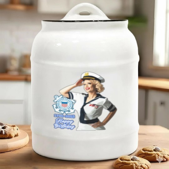 U.S. Coast Guard 233rd Birthday Ceramic Cookie Jars