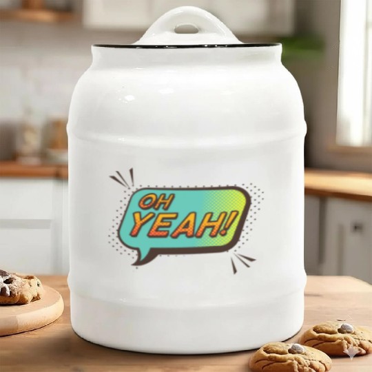 OH YEAH! Ceramic Cookie Jars design