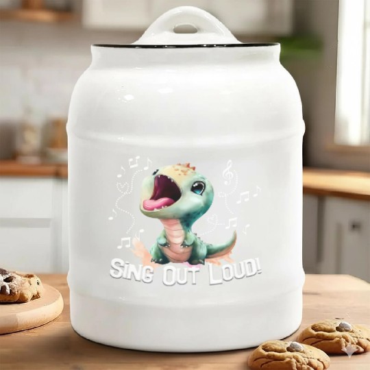 CX4 SING OUT LOUD W1U Ceramic Cookie Jars