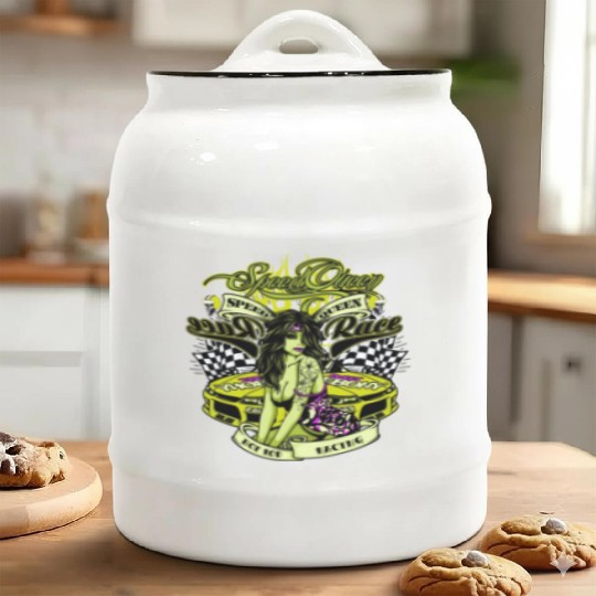Speed Queen - Hot Rod Racing Ceramic Cookie Jars
