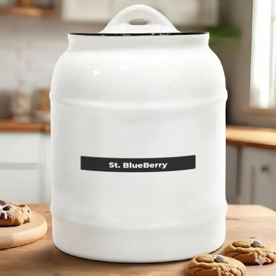 St. Blueberry Ceramic Cookie Jars