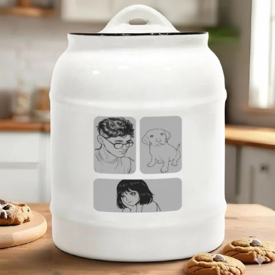 PUPPY S LOVE Ceramic Cookie Jars