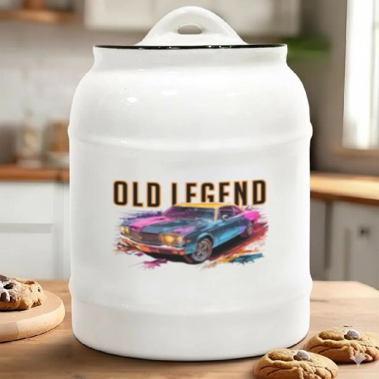 Muscle Car Ceramic Cookie Jars