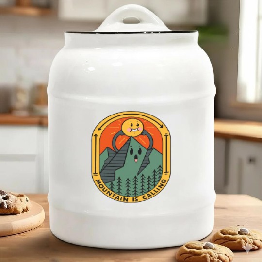 Mountain Is Calling Ceramic Cookie Jars