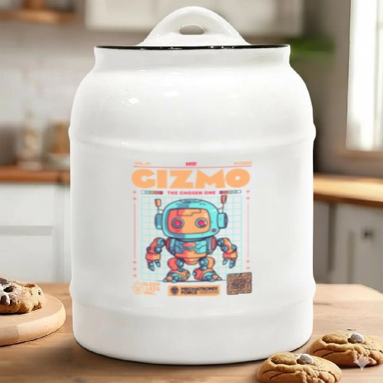 Gizmo Mecha Ceramic Cookie Jars