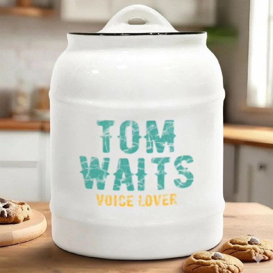 Tom Waits Voice Lover Retro Ceramic Cookie Jars