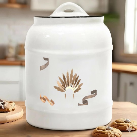 Columbus Day and Indigenous People Day Celebration Ceramic Cookie Jars