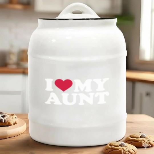 I love my aunt Ceramic Cookie Jars