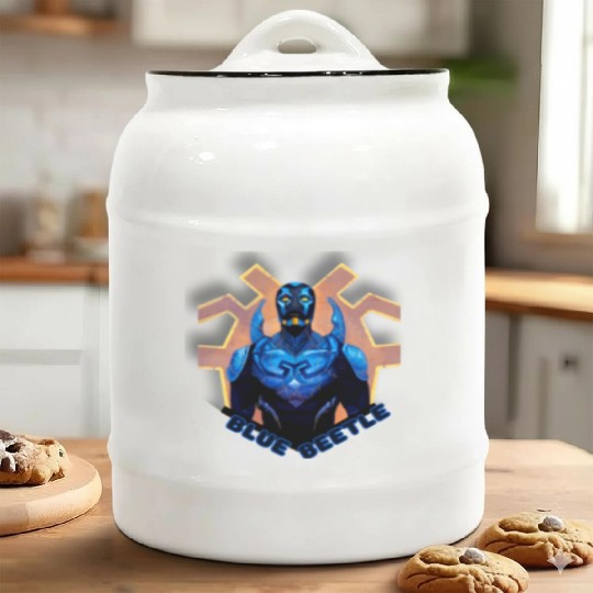 Blue Beetle Ceramic Cookie Jars