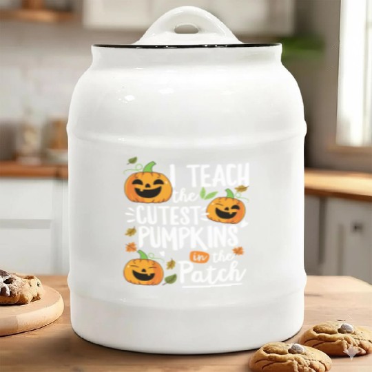 Teacher Halloween Pre K Teacher Kindergarten Ceramic Cookie Jars