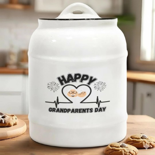 Happy Grandparents Day Ceramic Cookie Jars