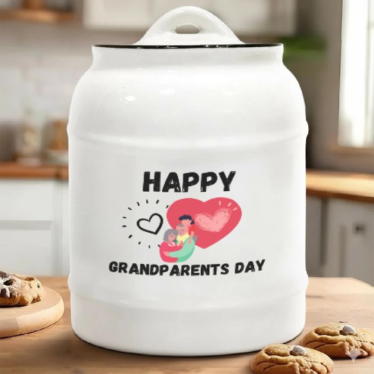 Happy Grandparents Day Ceramic Cookie Jars