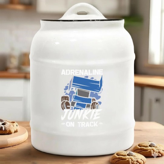 Sprint Car Mom Dirt Track Racing Racing Race Day Ceramic Cookie Jars