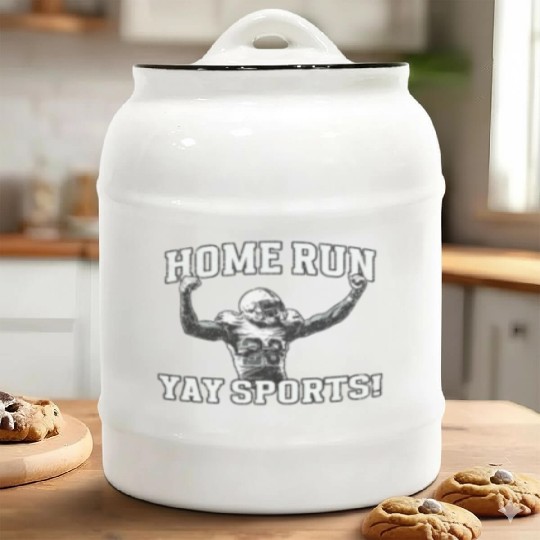Home Run Football, Yay Sports! Ceramic Cookie Jars